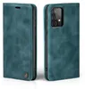 A teal flip-style phone case for a Samsung Galaxy A53 5G is shown from two angles. Produktbild-Vorschau