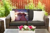 MuchoWow® Outdoor Kissen - Sonnenuntergang - Brücke - Bäume Produktbild-Vorschau 5