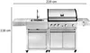 Grandhall ELITE G4 Sink Set Gasgrill Grill Gas Garten Kamin Produktbild-Vorschau 1