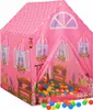 vidaXL Kinder-Spielzelt mit 250 Bällen Rosa 69x94x104 cm Produktbild-Vorschau 1