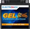 Batteria per moto Electronicx YTX14-BS GEL 12 V 14 Ah – Anteprima dell’immagine prodotto 1