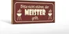 Holzschild Spruch 27x10cm nicht stören der Meister grillt Produktbild-Vorschau 2
