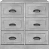 vidaXL Sideboard Betongrau 70x35,5x67,5 cm Holzwerkstoff Produktbild-Vorschau 6