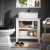 SoBuy Waschbeckenunterschrank Badschrank Waschtisch Produktbild-Vorschau 2