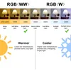 4 Stück 5W E27 LED Glühbirne 16 Farben Dimmbar RGBW Birne Produktbild-Vorschau 3