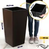 KADAX "Tuluza" plastový kvetináč, kvetináč, s vložkou, Náhľad obrázku produktu 3