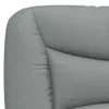Close-up view of a gray upholstered cushion. Produktbild-Vorschau