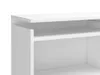 Tête de lit avec rangement pour lit 160 cm Blanc brillant Voir les images du produit 13