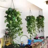 2 Stück künstliche hängende Pflanzen, 90 cm gefälschte Produktbild-Vorschau 6