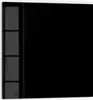 DEQORI Küchenrückwand Glas 60x60 cm 'Schwarz' Spritzschutz Produktbild-Vorschau 1