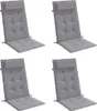 vidaXL Hochlehner-Auflagen 4 Stk. Grau Oxford-Gewebe Produktbild-Vorschau 3