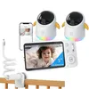 BOIFUN Babyphone mit 2 Kamera, WLAN 2K Video Babyfon, Produktbild-Vorschau 1