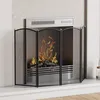Fire Vida Stanton Funkenschutz, 4-teilig, Metall, schwarz Produktbild-Vorschau 1