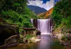 Vlies Fototapete - Reggae Falls 300x210 cm Landschaften Produktbild-Vorschau 5