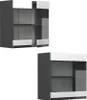 Küchenglasschrank Vicco R-Line Weiß 60 cm J-Shape, Model Produktbild-Vorschau 5