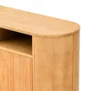 Buffet avec façade en relief 3D et coins arrondis, armoire Voir les images du produit 11