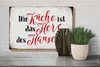 Holzschild  Küche ist das Herz des Hauses, 30 x 20 cm, Produktbild-Vorschau 5