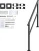 SucceBuy corrimano per scale esterne, set di 4-5 gradini, Anteprima dell’immagine prodotto 1