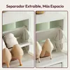 CASABEL Zapatero 24 pares, consola compacta, blanco Vista previa de la imagen del producto 6