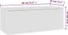 vidaXL TV-Schrank Weiß 80x34x30 cm Holzwerkstoff Produktbild-Vorschau 7