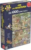 Jumbo Spiele Jan van Haasteren - Safari & Sturm, Puzzle, Produktbild-Vorschau 1