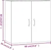 Wandschrank Betongrau 60x31x60 cm Holzwerkstoff Produktbild-Vorschau 9