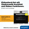 Product advertisement for an oven set. Produktbild-Vorschau