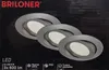 set di 3 luci LED da incasso, Ø 10,6 cm, 4,8 W, nichel Anteprima dell’immagine prodotto 6