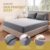 Lavea® Topper Spannbettlaken 200x220 cm, Maya 100% Jersey Produktbild-Vorschau 7