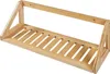 A wooden shelf with a slatted surface, shown against a white background. Produktbild-Vorschau