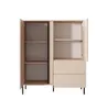 Moderne Kommode DAST 2D2S mit Schubladen – Beige, stilvoll Produktbild-Vorschau 3