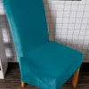 Stretch Stuhlhusse Universelle Samt Stuhlbezug Husse für Produktbild-Vorschau 2
