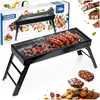 Vilde | Holzkohlegrill Klappbar - 77x23x31 cm - Tragbarer Produktbild-Vorschau 11