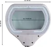 LED Lupenleuchte 3D mit Standfuss 72 SMD LEDs 8071LED-S Produktbild-Vorschau 3