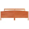 Massivholzbett ohne Matratze Wachsbraun 180x200 Kiefernholz Produktbild-Vorschau 4