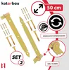 KOTARBAU® 2er Set Ladenband Gold 500 mm Kreuzgehänge Produktbild-Vorschau 4
