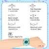 Kinder Digitaluhren,7 Farben LED-Licht Sport Armbanduhr Produktbild-Vorschau 2