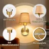 Applique murale Rosikey en rotin vintage - Lampe murale en Voir les images du produit 2