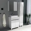 Kommode, 60x60 cm, weiß, Hochglanz, stehend oder hängend, Produktbild-Vorschau 6