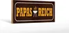 Holzschild Spruch 27x10cm Papas Reich Grill Produktbild-Vorschau 2