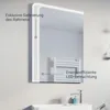 FACKELMANN LED Spiegel MILANO 55 / Wandspiegel mit Produktbild-Vorschau 3