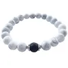 Schmuck für Paare - Weiße und schwarze Armbänder aus Produktbild-Vorschau 2