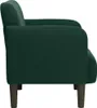 vidaXL Poltrona con braccioli verde scuro 54 cm in velluto Anteprima dell’immagine prodotto 4