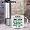 Trendation - Lustige Gamer Emaille Tasse Zocker Geschenk Produktbild-Vorschau 3
