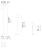 Zafferano Poldina Pro L Corten LED-Lampe wiederaufladbar Produktbild-Vorschau 9