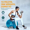 TRESKO Gymnastikball (Blau, 85cm) mit Pumpe Fitnessball Produktbild-Vorschau 3