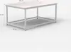 Couchtisch zeitgenössisch 100x60x45cm mit Marmoreffekt Produktbild-Vorschau 11