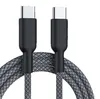 USB C Ladekabel 60W Schnellladung Nylon Datenkabel 2 Meter Produktbild-Vorschau 1