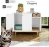tectake® Katzenschrank Kalea seitlicher Eingang inklusive Produktbild-Vorschau 6