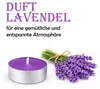 Duft-Teelichter 36er Pack – Duft Lavendel, ca. 4 Stunden Produktbild-Vorschau 2